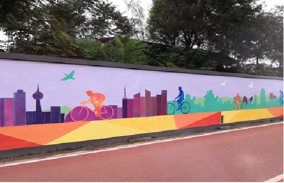 孝感墙体彩绘-围墙