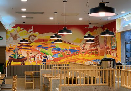 孝感商业空间彩绘介绍。