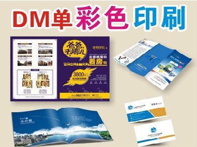 孝感单页印刷，色彩搭配简单。