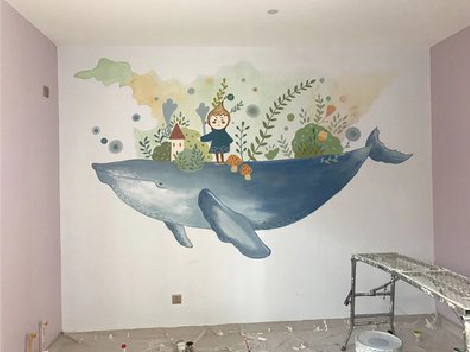 孝感手绘墙的特点及优势。