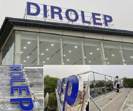 孝感楼顶发光字安装的注意事项。